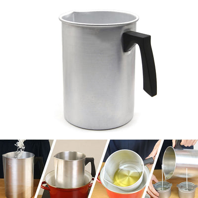 1.2/3L Stainless Steel Candle Wax Melting Pouring Pot