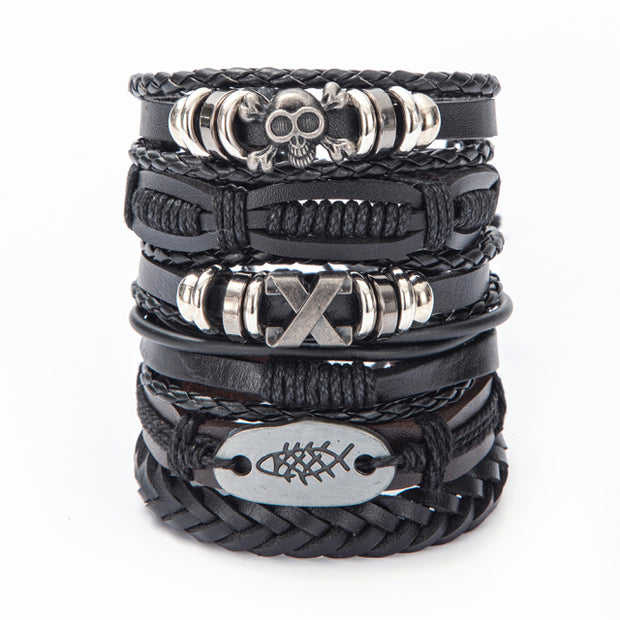 Multi-layer Leather Bracelet