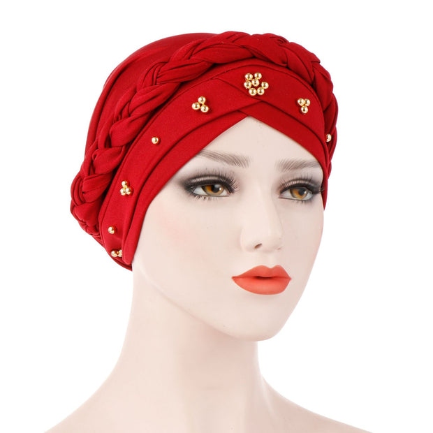 Braid & Beads Crown Protection Beanie