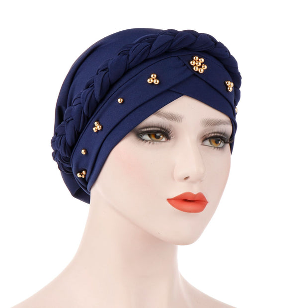 Braid & Beads Crown Protection Beanie