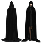 Velvet Cloak Cape Hooded
