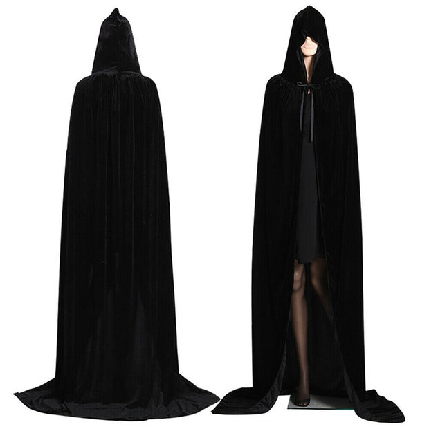Velvet Cloak Cape Hooded