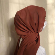 72*175cm Solid Color Shawls Scarf Head Wraps
