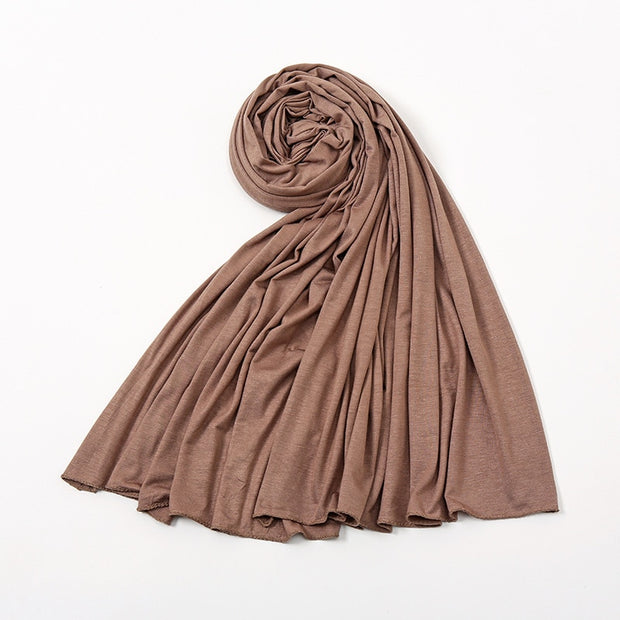 Solid Color Long Breathable Head Wrap