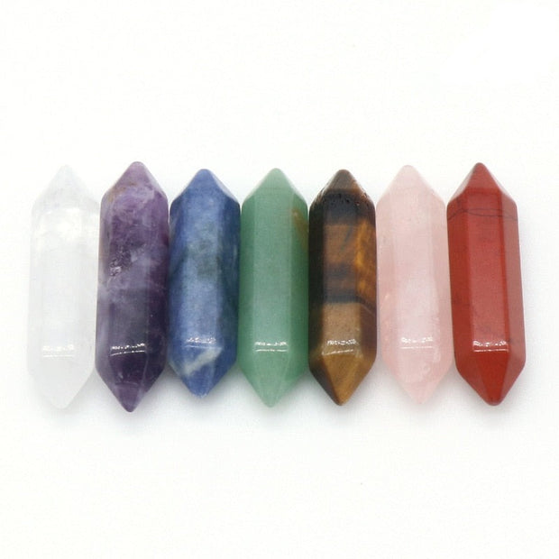 14PCS/Set Natural Stone Crystal Gemstone Chakras Healing Stone