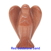 Guardian Angel Figurine Natural Healing Crystal Gem Statue