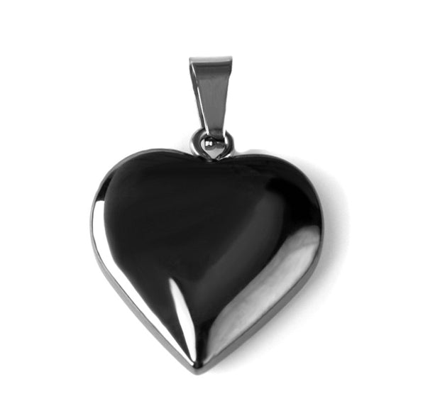 Natural Heart Crystal Pendants