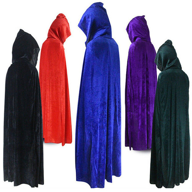 Velvet Cloak Cape Hooded