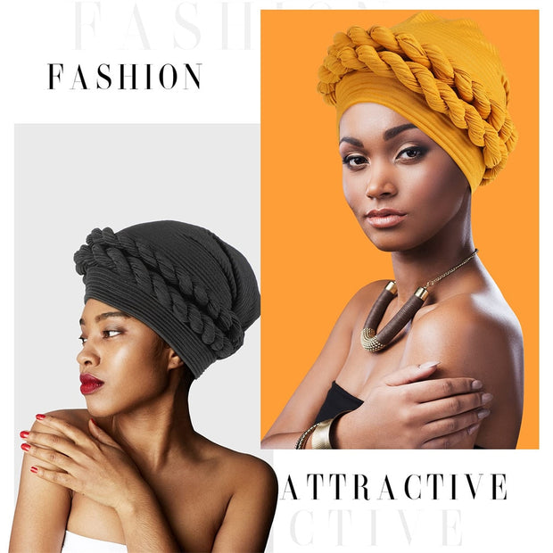 African Headtie Bonnet Turban