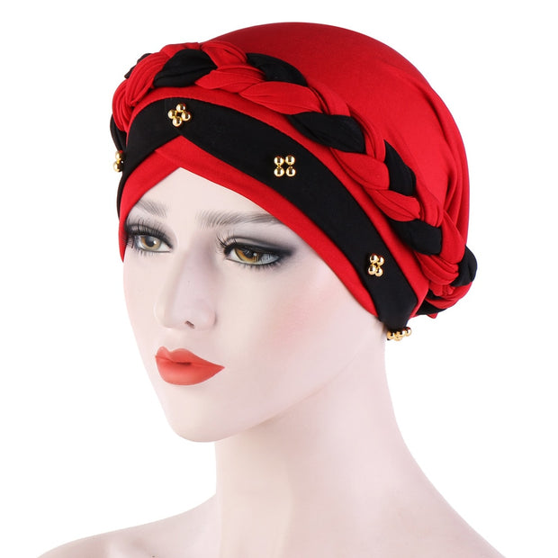 Braid & Beads Crown Protection Beanie