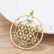 Gold/Silver Large Archangel Metatron Pendant Charms