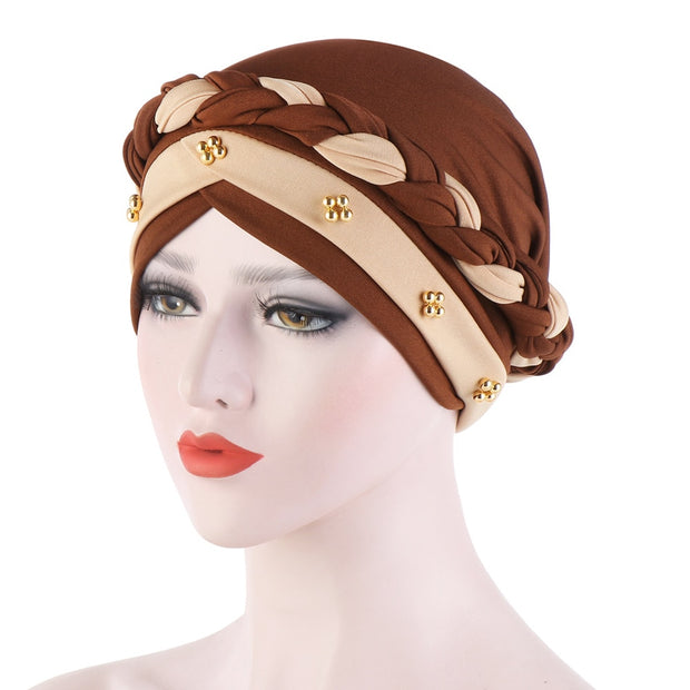 Braid & Beads Crown Protection Beanie