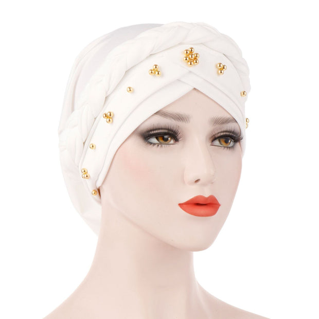 Braid & Beads Crown Protection Beanie