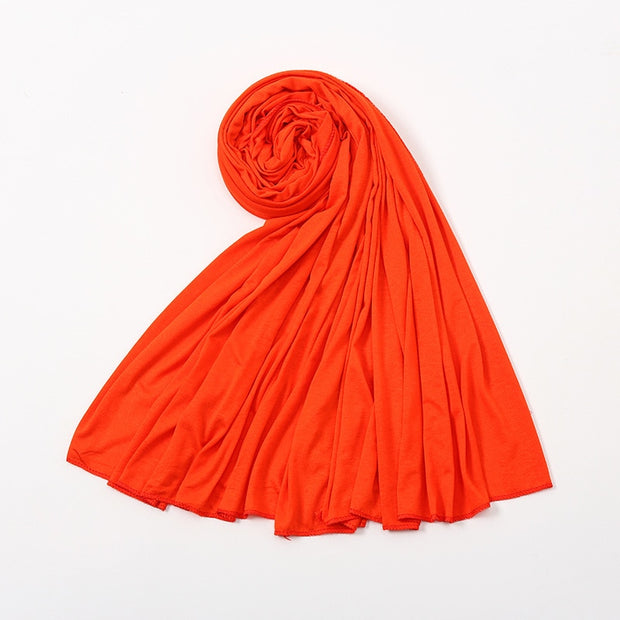 Solid Color Long Breathable Head Wrap