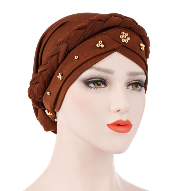 Braid & Beads Crown Protection Beanie