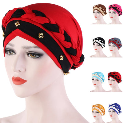 Braid & Beads Crown Protection Beanie