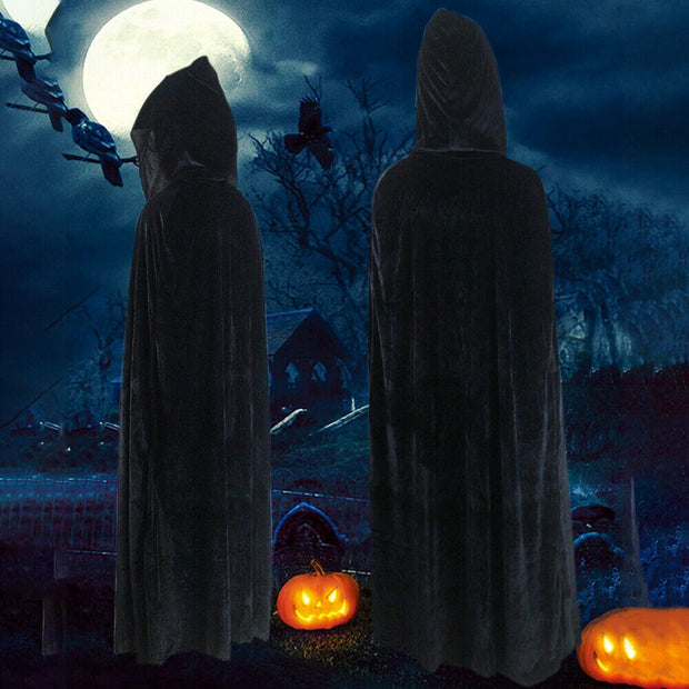 Velvet Cloak Cape Hooded