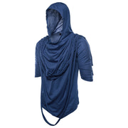 New 2025 Men's Tassel Design Gothic Style Hooded Tops for Men