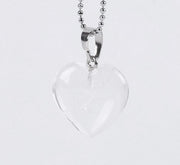 Natural Heart Crystal Pendants
