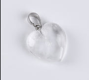 Natural Heart Crystal Pendants