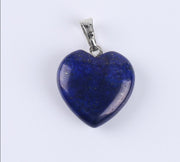 Natural Heart Crystal Pendants
