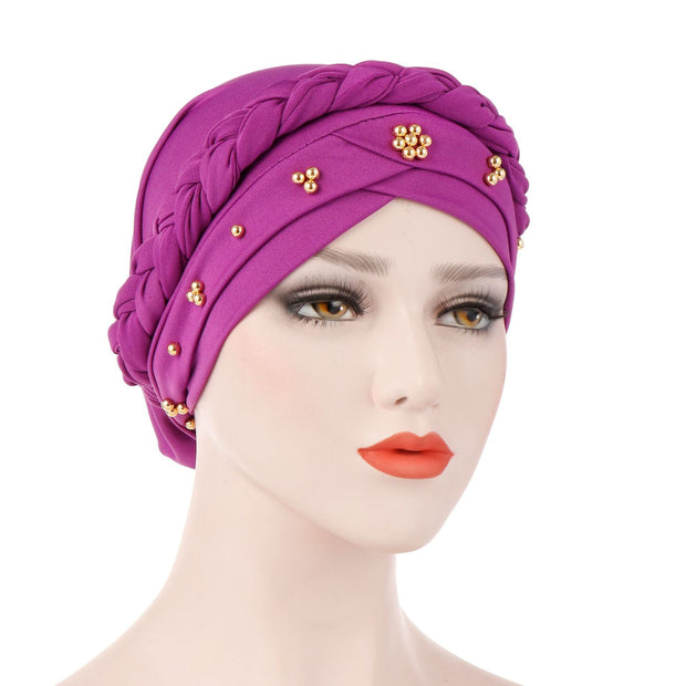 Braid & Beads Crown Protection Beanie