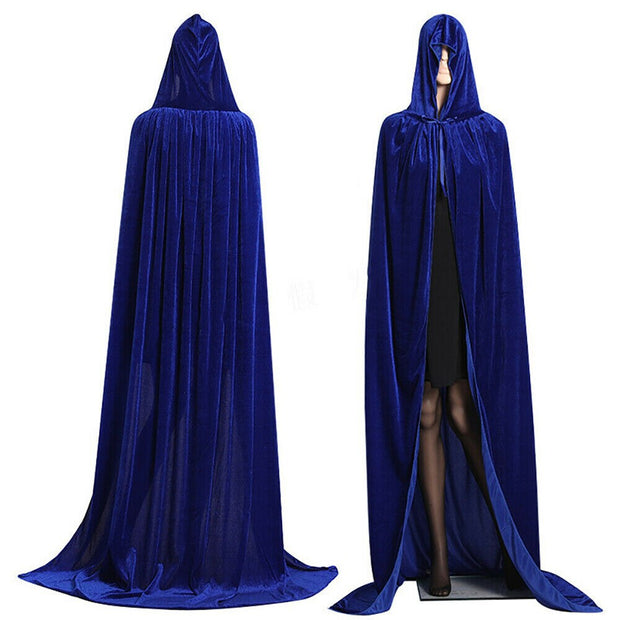 Velvet Cloak Cape Hooded