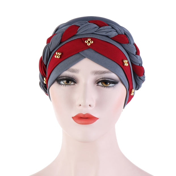 Braid & Beads Crown Protection Beanie