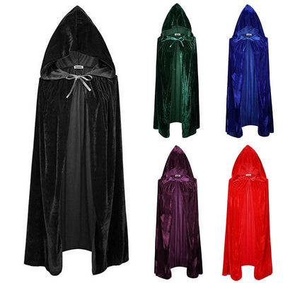 Velvet Cloak Cape Hooded