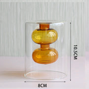 Nordic Colorful Glass Candle Holders