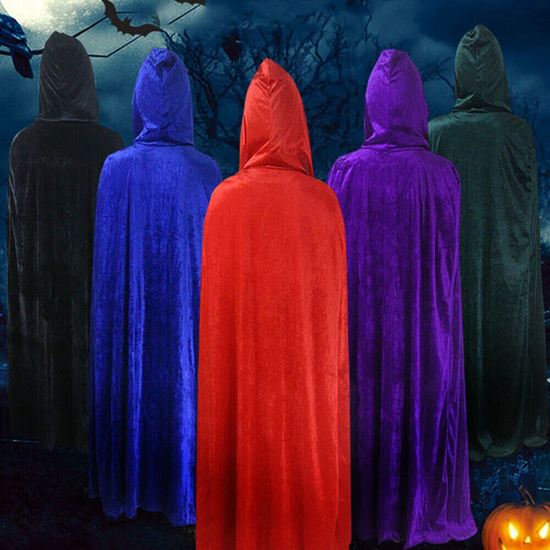 Velvet Cloak Cape Hooded