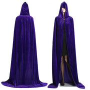 Velvet Cloak Cape Hooded