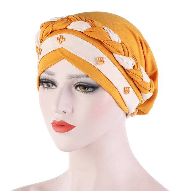 Braid & Beads Crown Protection Beanie