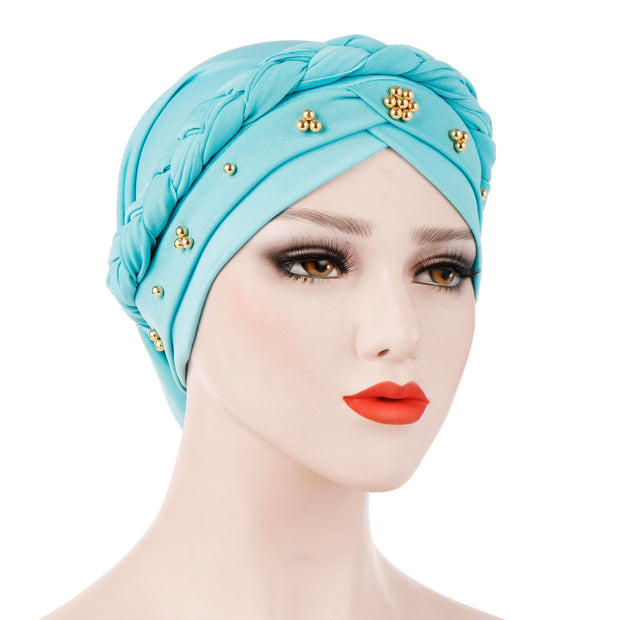 Braid & Beads Crown Protection Beanie