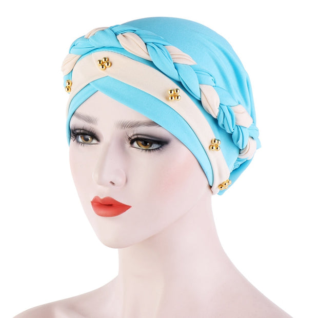 Braid & Beads Crown Protection Beanie