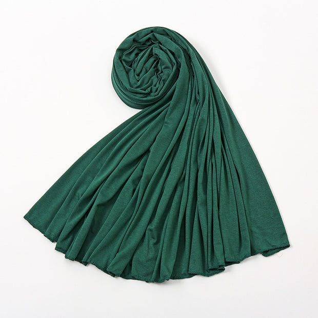 Solid Color Long Breathable Head Wrap
