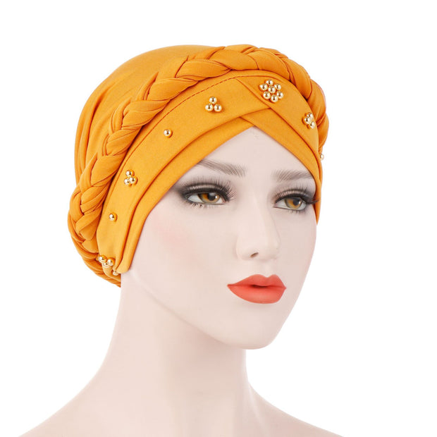 Braid & Beads Crown Protection Beanie