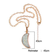 Women's Crystal Healing Energy Necklace w/Metal Chain