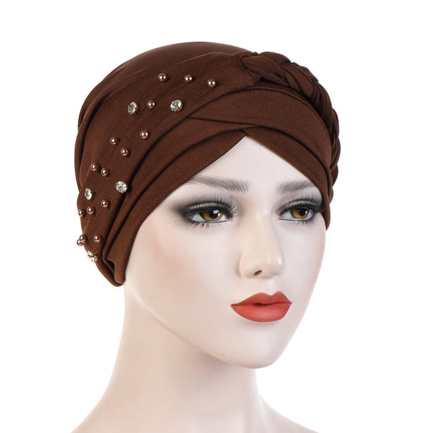 Braid & Beads Crown Protection Beanie