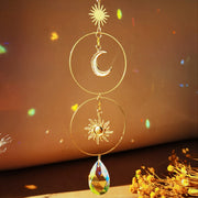 Moon Suncatcher Crystal Wind Chimes