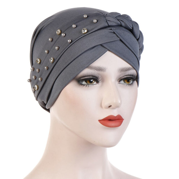 Braid & Beads Crown Protection Beanie