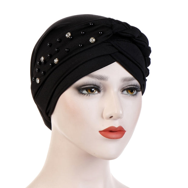 Braid & Beads Crown Protection Beanie