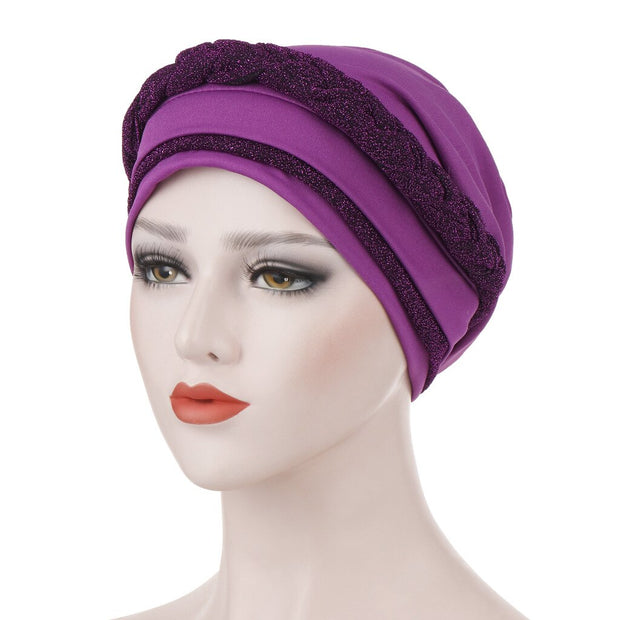 Braid & Beads Crown Protection Beanie