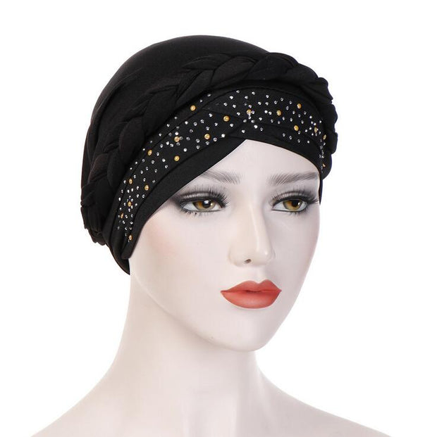 Braid & Beads Crown Protection Beanie