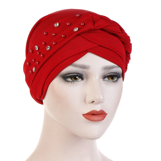Braid & Beads Crown Protection Beanie