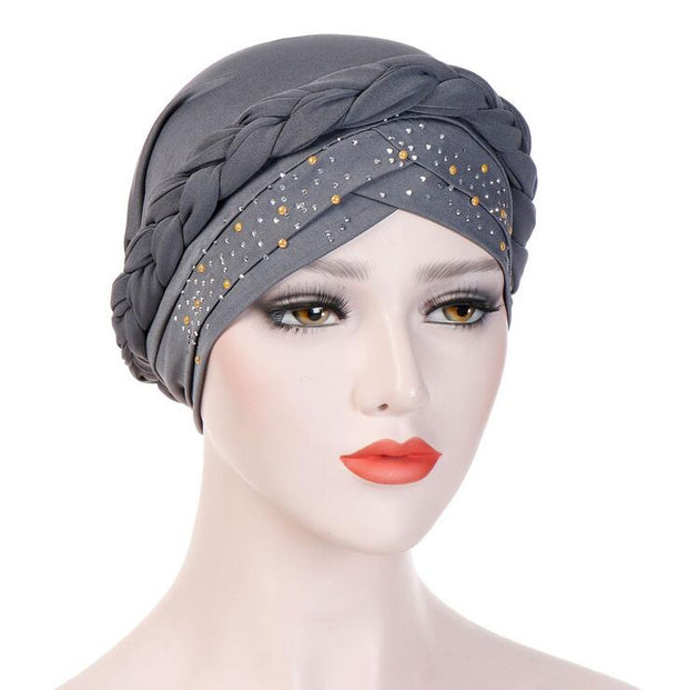 Braid & Beads Crown Protection Beanie