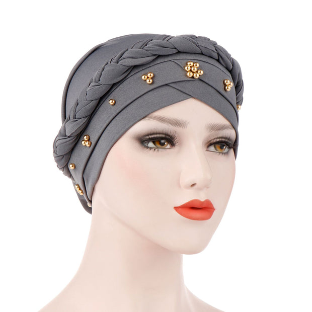 Braid & Beads Crown Protection Beanie