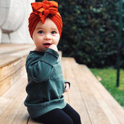 0-4yrs Three Layer Infant Crown Protection Wraps