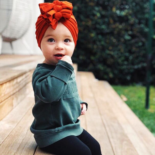0-4yrs Three Layer Infant Crown Protection Wraps