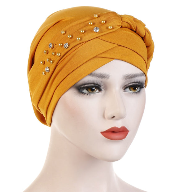 Braid & Beads Crown Protection Beanie